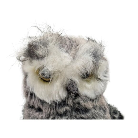 Aurora Owl Fluffy Plush Stuffed Animals Classroom Science Realistic10" - Picture 3 of 10